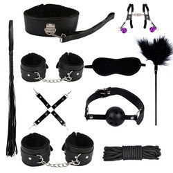 BDSM japonés erótico Conjunto de restricción de bondage Kit de restricción de bondage Traje de bondage Esposas Clampas de pezones