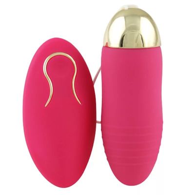 Pelotas de juguete vaginal a prueba de agua Vibrator remoto huevos saltadores juguetes sexuales rosas