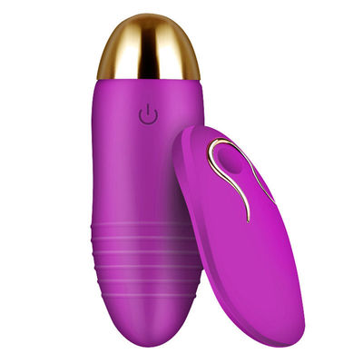Pelotas de juguete vaginal a prueba de agua Vibrator remoto huevos saltadores juguetes sexuales rosas