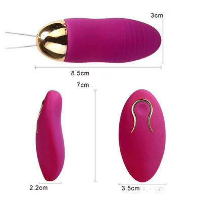 Pelotas de juguete vaginal a prueba de agua Vibrator remoto huevos saltadores juguetes sexuales rosas