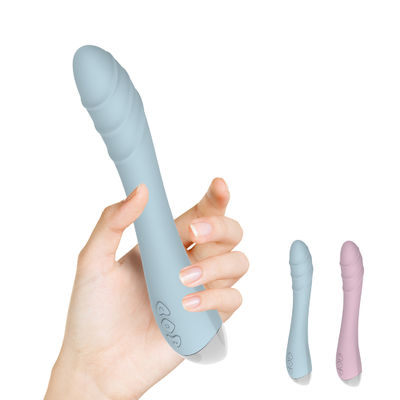 Vibradores de punto G líquidos Dildo de silicona para adultos juguete sexual vagina de clítoris 20.5cm