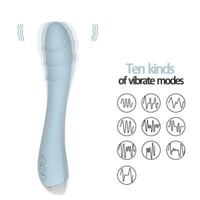 Vibradores de punto G líquidos Dildo de silicona para adultos juguete sexual vagina de clítoris 20.5cm
