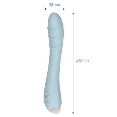 Vibradores de punto G líquidos Dildo de silicona para adultos juguete sexual vagina de clítoris 20.5cm