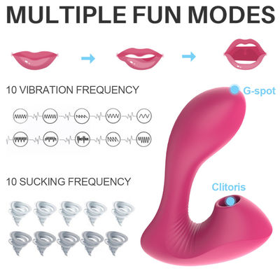 Chupa de clítoris Vibratores sexuales femeninos control remoto Vibrator juguete 300g