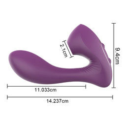 Chupa de clítoris Vibratores sexuales femeninos control remoto Vibrator juguete 300g
