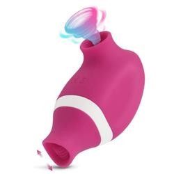 122g Vibradores sexuales femeninos a distancia juguete Vibrator de succión del clítoris 8.5 x 4cm