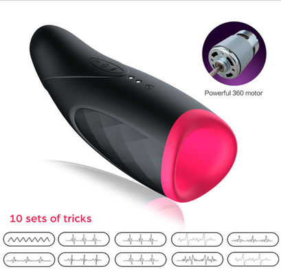 250g de verdadera vagina masculina masturbadora taza de juguete pistón automático telescópico calefacción