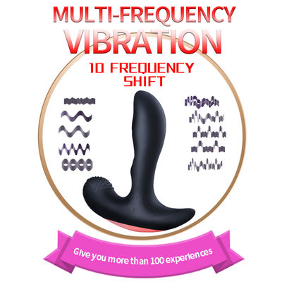 Control remoto masturbador masculino juguete eléctrico conector anal masajeador de próstata delantero trasero