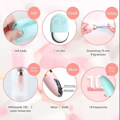 Huevo vibratorio Vibrator de sexo remoto 10 velocidades Control de bolas Vibrator inalámbrico para mujeres