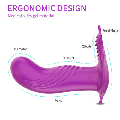 Vibrator de sexo a distancia Mujeres juguete de sexo inalámbrico panty vibrator 15cm
