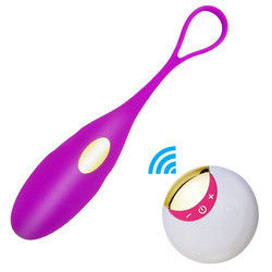Masturbación por control remoto inalámbrico Dildo G Spot Vibrator de silicona huevo