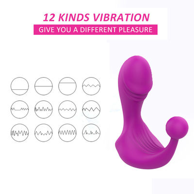 400g 15X9X9cm Vibrator inalámbrico juguete sexual G Spot Dildo Masajeador de próstata inodoro estimulador