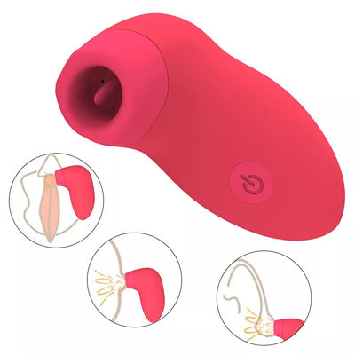 Mujer Vibrator de Punto G Adultos juguete lengua lamiendo el clítoris chupando vibrador