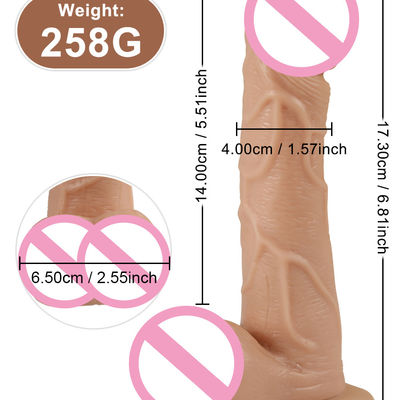 5.3 pulgadas Vibrator Juguete para adultos Realista Gran Dildos Penis de Silicona Para Mujeres Adultas
