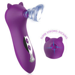 Placa de la válvula vibrante gato rosa vibrador de la clítoris vibración de succión