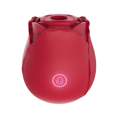 Vagina roja linda chupando la lengua succión vibrador rosa vibrador juguete sexual