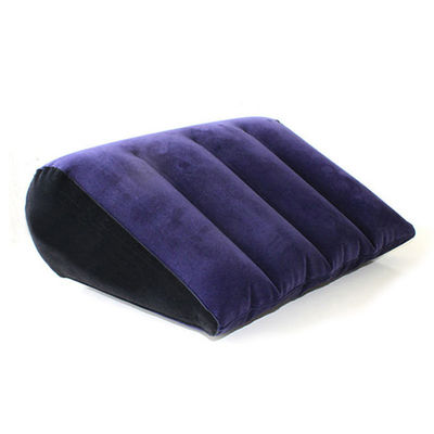 Vibrator de PVC juguete para adultos púrpura almohada sexual inflable 36 x 16 cm