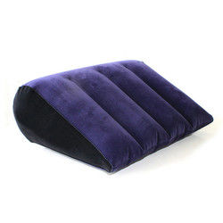 Vibrator de PVC juguete para adultos púrpura almohada sexual inflable 36 x 16 cm
