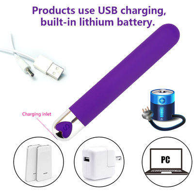 Vibrator de bala larga juguete de silicona para adultos ABS 137 x 21 mm