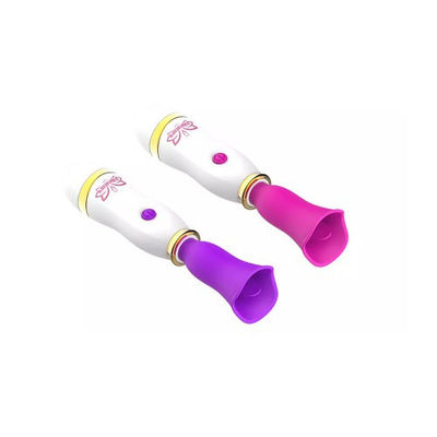 Juguete de masaje lesbiana realista para adultos oral lengua loca juguete de sexo vibrador