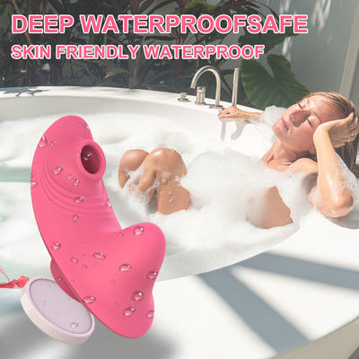 Lencería Sexy Adultos Vibratores sexuales Calzoncillos Clitoris chupador de juguete para mujer 9cm x 4.3cm