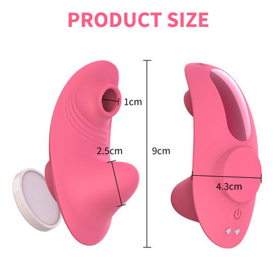 Lencería Sexy Adultos Vibratores sexuales Calzoncillos Clitoris chupador de juguete para mujer 9cm x 4.3cm
