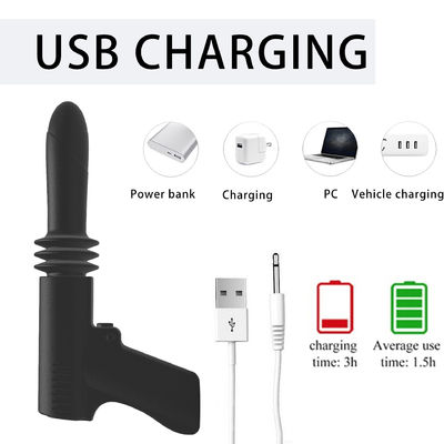 Mini pistola en forma de vibrador juguete sexual automático empujando máquina de sexo clítoris juguete sexual