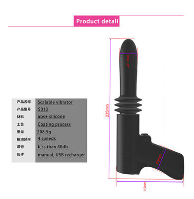 Mini pistola en forma de vibrador juguete sexual automático empujando máquina de sexo clítoris juguete sexual