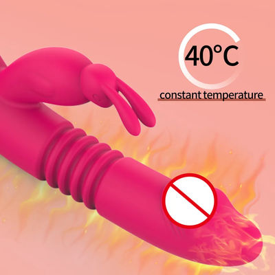 Vibrator de 12 frecuencias juguete sexual usb recargable estimulador femenino dildo telescópico calefacción