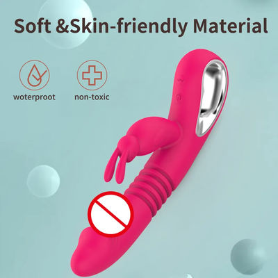 Vibrator de 12 frecuencias juguete sexual usb recargable estimulador femenino dildo telescópico calefacción