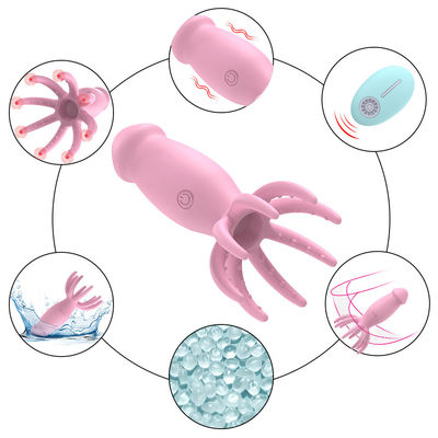 Vibradores de punto G 8 pulpo Vibrator de dedos Masajeador de cabeza