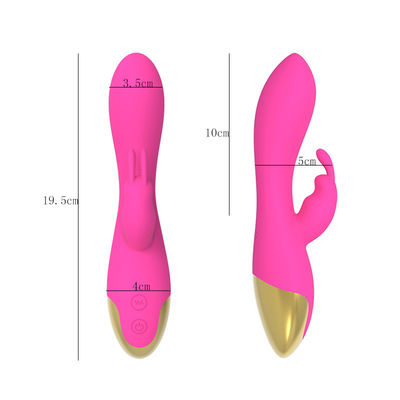 Juguetes sexuales recargables con punto G Masajeador de clítoris de conejo impermeable Vibrator para mujeres