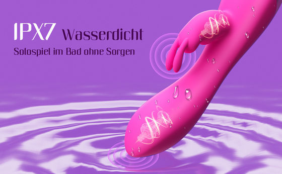 Juguetes sexuales recargables con punto G Masajeador de clítoris de conejo impermeable Vibrator para mujeres