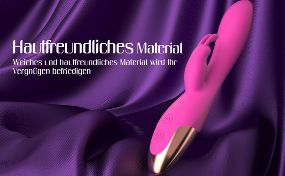 Juguetes sexuales recargables con punto G Masajeador de clítoris de conejo impermeable Vibrator para mujeres
