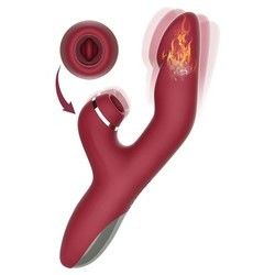 Juguetes sexuales recargables con punto G Masajeador de clítoris de conejo impermeable Vibrator para mujeres