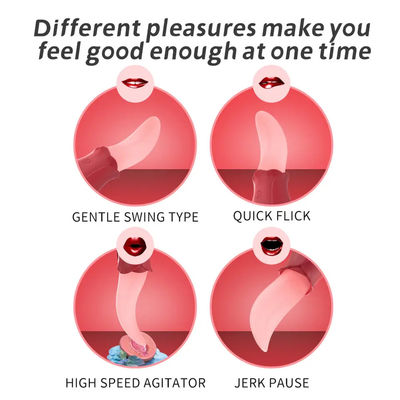 250g Rose Vibrator juguete sexual pezón portátil estimulador del clítoris larga lengua vibrador
