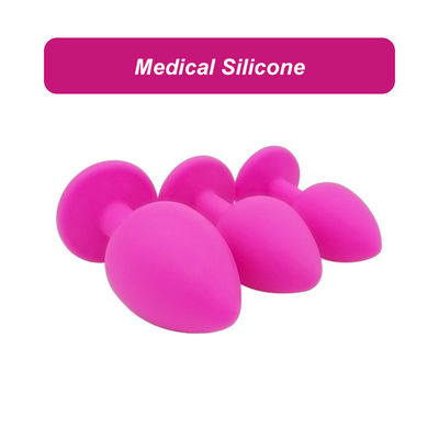 Tapon Beads Pink Male Butt Plug Cola Extremo Butt Lock Butt Plugs Set Juguetes sexuales enormes Silicio