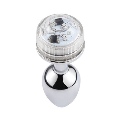G Spot Cosplay Plug Anal juguetes sexuales Glow Tail control remoto Lumineux con joyas Plug trasero