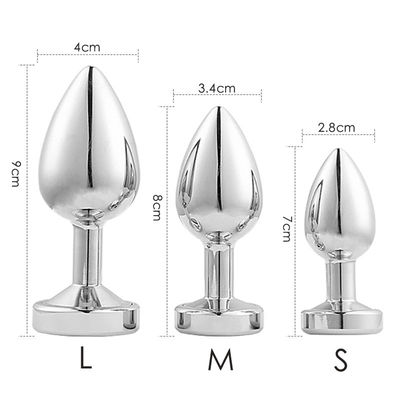 Sexy Wearable Hombres Masturbación Juguete trasero Enchufe luz LED luz intermitente