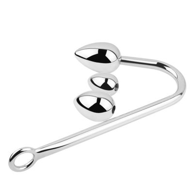 Cage Plug Anal juguetes sexuales de acero inoxidable juguete anal para hombres ganchos pollo conjunto con bola ajustable