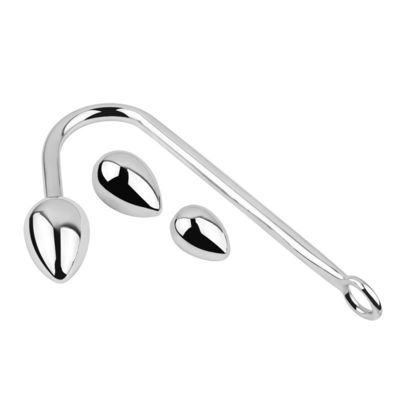Cage Plug Anal juguetes sexuales de acero inoxidable juguete anal para hombres ganchos pollo conjunto con bola ajustable