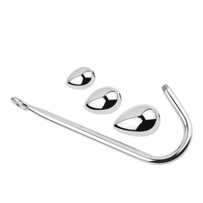 Cage Plug Anal juguetes sexuales de acero inoxidable juguete anal para hombres ganchos pollo conjunto con bola ajustable