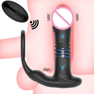 250g de conector anal vibratorio juguetes sexuales masaje de próstata retraso de la eyaculación aplicación de control remoto