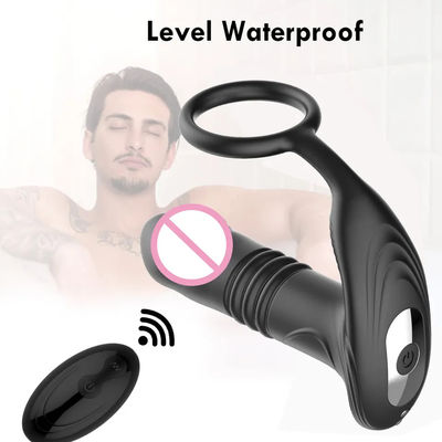 250g de conector anal vibratorio juguetes sexuales masaje de próstata retraso de la eyaculación aplicación de control remoto