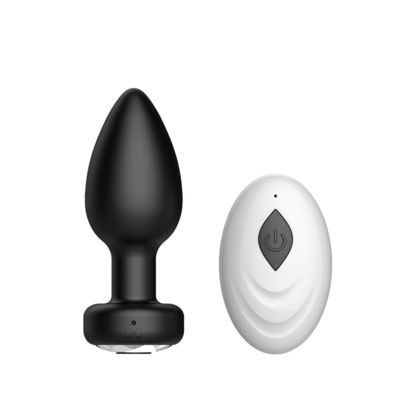 Conector anal sin cables juguetes sexuales silicona USB recargable 10 frecuencia