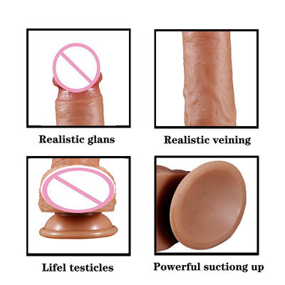 Nuevo diseño Smart Wholesale Sex Hand Penis Hombres Fantasía Realista De Silicio Sexy Pictures En forma de tamaño real Cubierta de consolador