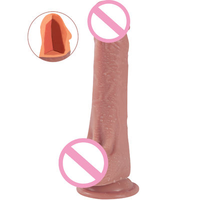 8.26 pulgadas realista de dildo pene artificial Xnxx juguete sexual puño porno de dildo para hombres vagina