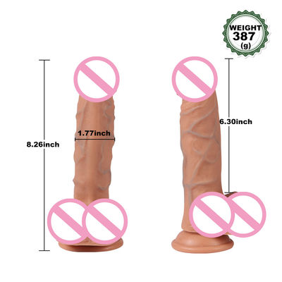 350 gramos de pene silicona realista de dildo 350 gramos de mujeres juguetes sexuales a prueba de agua