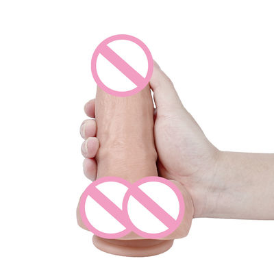 215 mm Penis Mujeres Juguetes sexuales Realista Calidad médica Silicona Dildo Silicona de caucho