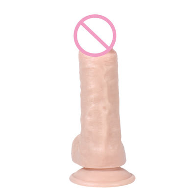 Penis masculino realista Dildo 17,5 x 3,5 cm Mujeres adultas juguetes sexuales líquido suave silicona